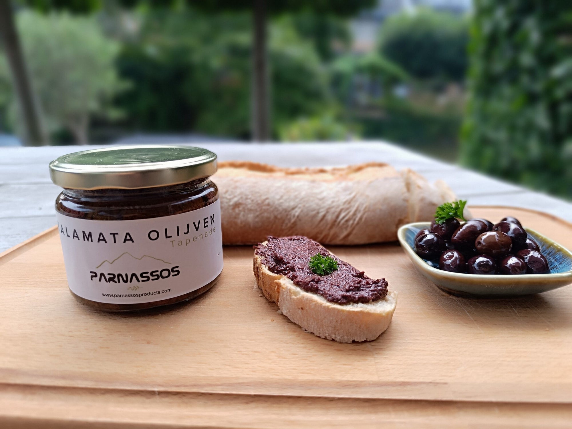 Parnassos griekse kalamata olijven tapenade