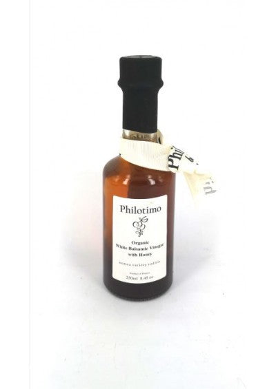 Philotimo witte Balsamico azijn met honing 250ml.